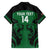 Custom Kenya Rugby Family Matching Short Sleeve Bodycon Dress and Hawaiian Shirt 2024 Go Champions Simbas - Green - Wonder Print Shop