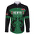 Custom Kenya Rugby Family Matching Short Sleeve Bodycon Dress and Hawaiian Shirt 2024 Go Champions Simbas - Green - Wonder Print Shop