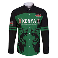 Custom Kenya Rugby Family Matching Summer Maxi Dress and Hawaiian Shirt 2024 Go Champions Simbas - Green - Wonder Print Shop