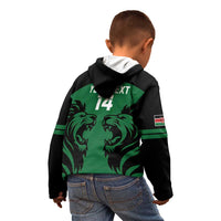 Custom Kenya Rugby Kid Hoodie 2024 Go Champions Simbas - Green - Wonder Print Shop