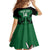 Custom Kenya Rugby Kid Short Sleeve Dress 2024 Go Champions Simbas - Green - Wonder Print Shop