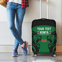 Custom Kenya Rugby Luggage Cover 2024 Go Champions Simbas - Green - Wonder Print Shop