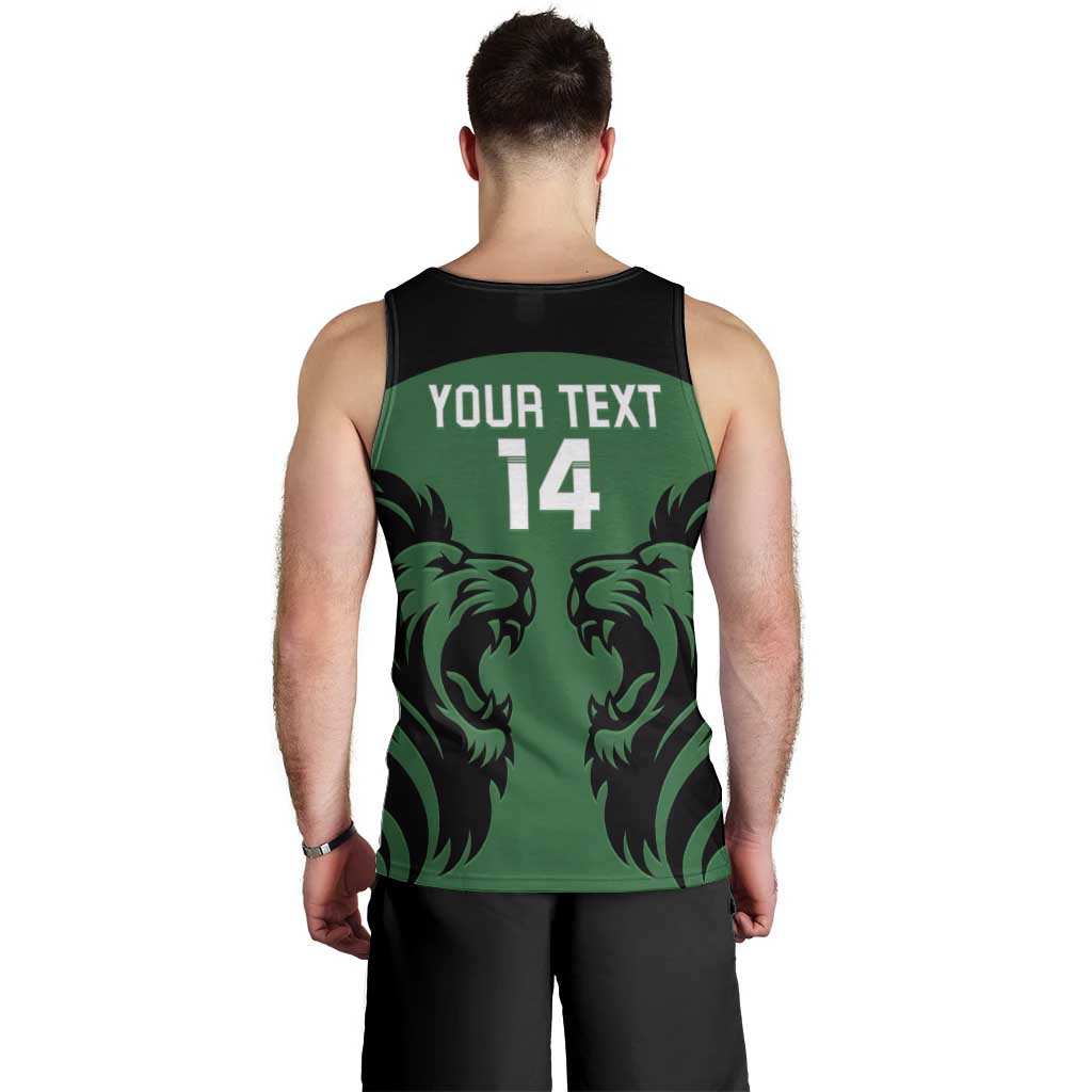 Custom Kenya Rugby Men Tank Top 2024 Go Champions Simbas - Green - Wonder Print Shop