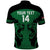 Custom Kenya Rugby Polo Shirt 2024 Go Champions Simbas - Green - Wonder Print Shop