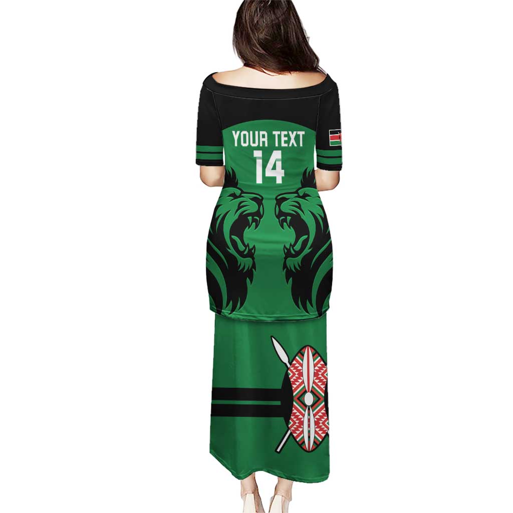 Custom Kenya Rugby Puletasi 2024 Go Champions Simbas - Green - Wonder Print Shop
