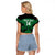Custom Kenya Rugby Raglan Cropped T Shirt 2024 Go Champions Simbas - Green - Wonder Print Shop