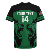 Custom Kenya Rugby Rugby Jersey 2024 Go Champions Simbas - Green - Wonder Print Shop