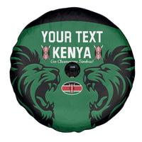 Custom Kenya Rugby Spare Tire Cover 2024 Go Champions Simbas - Green - Wonder Print Shop