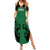Custom Kenya Rugby Summer Maxi Dress 2024 Go Champions Simbas - Green - Wonder Print Shop