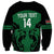 Custom Kenya Rugby Sweatshirt 2024 Go Champions Simbas - Green - Wonder Print Shop