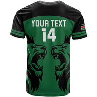 Custom Kenya Rugby T Shirt 2024 Go Champions Simbas - Green - Wonder Print Shop