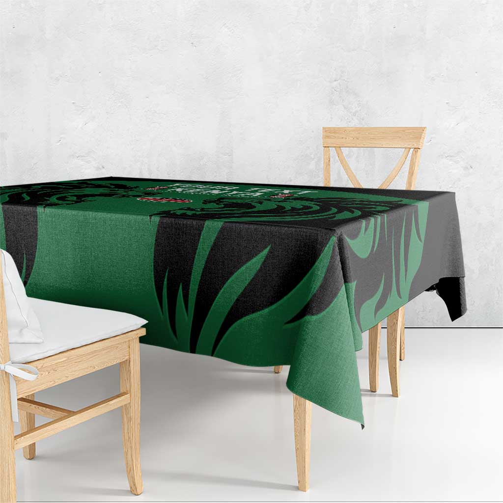 Custom Kenya Rugby Tablecloth 2024 Go Champions Simbas - Green - Wonder Print Shop