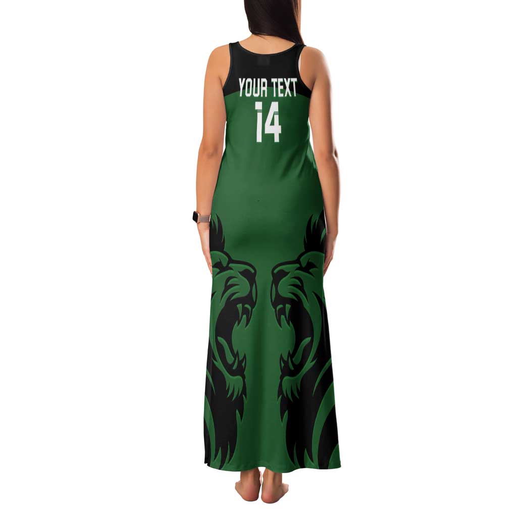 Custom Kenya Rugby Tank Maxi Dress 2024 Go Champions Simbas - Green - Wonder Print Shop