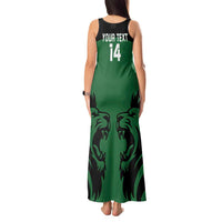 Custom Kenya Rugby Tank Maxi Dress 2024 Go Champions Simbas - Green - Wonder Print Shop