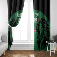 Custom Kenya Rugby Window Curtain 2024 Go Champions Simbas - Green - Wonder Print Shop
