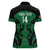 Custom Kenya Rugby Women Polo Shirt 2024 Go Champions Simbas - Green - Wonder Print Shop