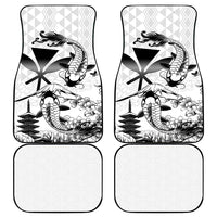 Japan And Hawaii Car Mats Sakura Koi Fish Hawaiian Lei Kanaka - Wonder Print Shop