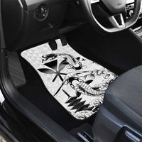 Japan And Hawaii Car Mats Sakura Koi Fish Hawaiian Lei Kanaka - Wonder Print Shop