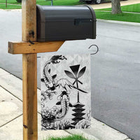 Japan And Hawaii Garden Flag Sakura Koi Fish Hawaiian Lei Kanaka - Wonder Print Shop