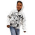 Japan And Hawaii Kid Hoodie Sakura Koi Fish Hawaiian Lei Kanaka - Wonder Print Shop
