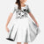 Japan And Hawaii Kid Short Sleeve Dress Sakura Koi Fish Hawaiian Lei Kanaka - Wonder Print Shop