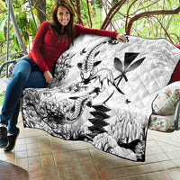 Japan And Hawaii Quilt Sakura Koi Fish Hawaiian Lei Kanaka - Wonder Print Shop