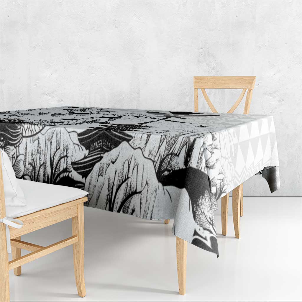 Japan And Hawaii Tablecloth Sakura Koi Fish Hawaiian Lei Kanaka - Wonder Print Shop