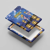 Japan Obon Festival Canvas Wall Art Sakura Lanterns With Bon Dance - Wonder Print Shop