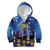 Japan Obon Festival Kid Hoodie Sakura Lanterns With Bon Dance - Wonder Print Shop