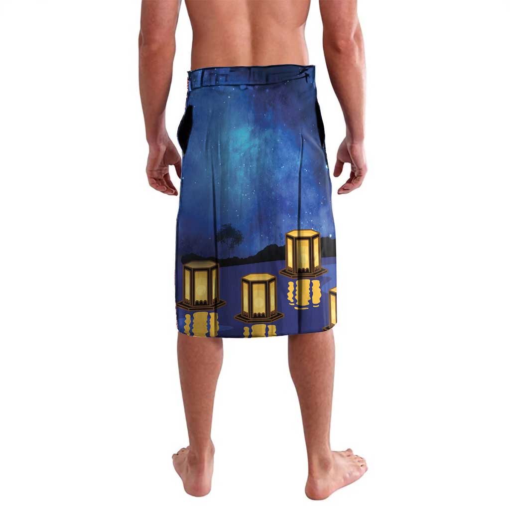 Japan Obon Festival Lavalava Sakura Lanterns With Bon Dance - Wonder Print Shop