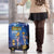 Japan Obon Festival Luggage Cover Sakura Lanterns With Bon Dance - Wonder Print Shop