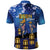 Japan Obon Festival Polo Shirt Sakura Lanterns With Bon Dance - Wonder Print Shop