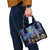 Japan Obon Festival Shoulder Handbag Sakura Lanterns With Bon Dance - Wonder Print Shop