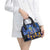 Japan Obon Festival Shoulder Handbag Sakura Lanterns With Bon Dance - Wonder Print Shop