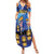 Japan Obon Festival Summer Maxi Dress Sakura Lanterns With Bon Dance - Wonder Print Shop