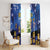 Japan Obon Festival Window Curtain Sakura Lanterns With Bon Dance - Wonder Print Shop