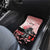 Personalised Japan Samurai Warrior Car Mats Japanese Cherry Blossom Polynesian Pattern - Wonder Print Shop