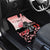 Personalised Japan Samurai Warrior Car Mats Japanese Cherry Blossom Polynesian Pattern - Wonder Print Shop
