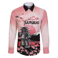 Personalised Japan Samurai Warrior Family Matching Puletasi and Hawaiian Shirt Japanese Cherry Blossom Polynesian Pattern - Wonder Print Shop