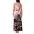Personalised Japan Samurai Warrior Family Matching Tank Maxi Dress and Hawaiian Shirt Japanese Cherry Blossom Polynesian Pattern - Wonder Print Shop