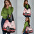 Personalised Japan Samurai Warrior Grocery Bag Japanese Cherry Blossom Polynesian Pattern - Wonder Print Shop