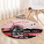 Personalised Japan Samurai Warrior Round Carpet Japanese Cherry Blossom Polynesian Pattern - Wonder Print Shop