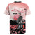 Personalised Japan Samurai Warrior Rugby Jersey Japanese Cherry Blossom Polynesian Pattern - Wonder Print Shop