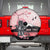 Personalised Japan Samurai Warrior Spare Tire Cover Japanese Cherry Blossom Polynesian Pattern - Wonder Print Shop