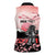 Personalised Japan Samurai Warrior Women Sleeveless Polo Shirt Japanese Cherry Blossom Polynesian Pattern - Wonder Print Shop