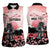 Personalised Japan Samurai Warrior Women Sleeveless Polo Shirt Japanese Cherry Blossom Polynesian Pattern - Wonder Print Shop