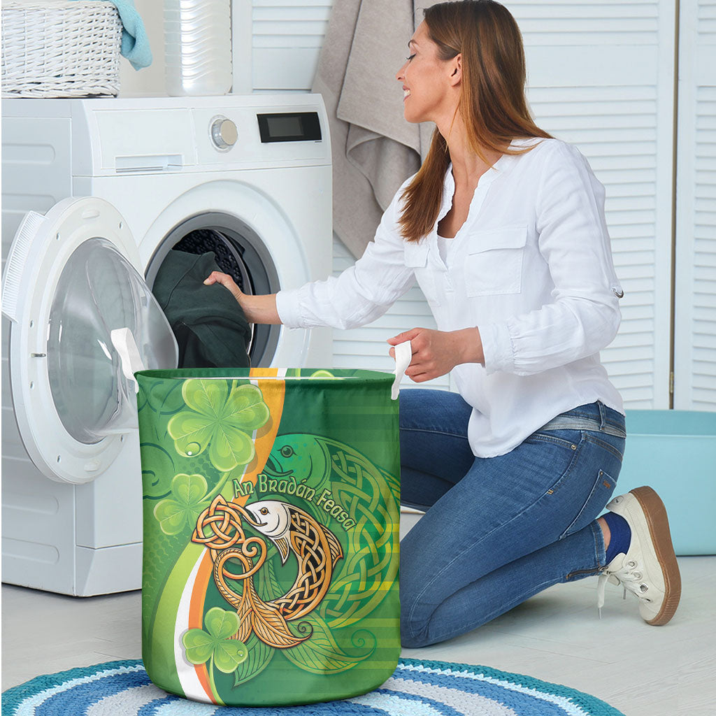 Salmon of Knowledge Ireland Laundry Basket Celtic Mythology An Bradan Feasa