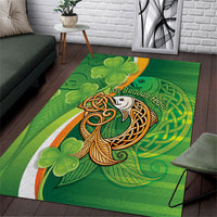 Salmon of Knowledge Ireland Area Rug Celtic Mythology An Bradan Feasa