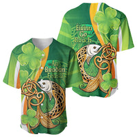 Salmon of Knowledge Ireland Baseball Jersey Celtic Mythology An Bradan Feasa