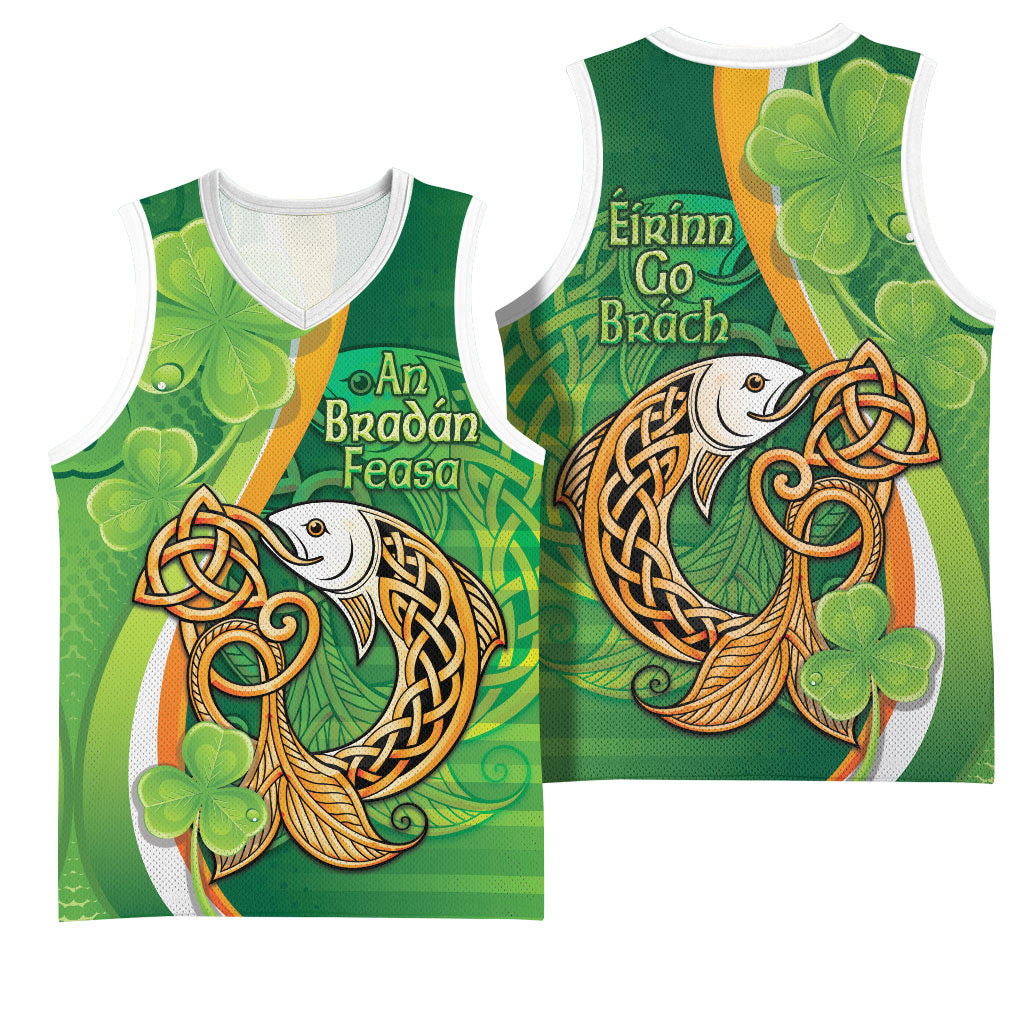 Salmon of Knowledge Ireland Basketball Jersey Celtic Mythology An Bradan Feasa